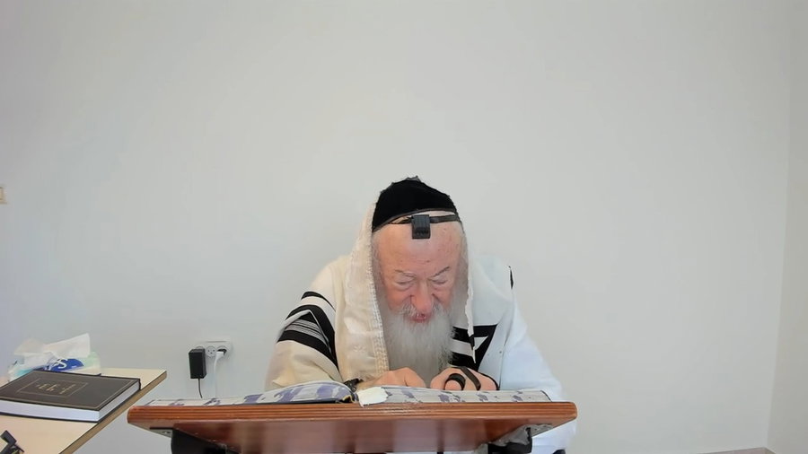 הרב יעקב דוד סטפנסקי בשיעור על מסכת פסחים
