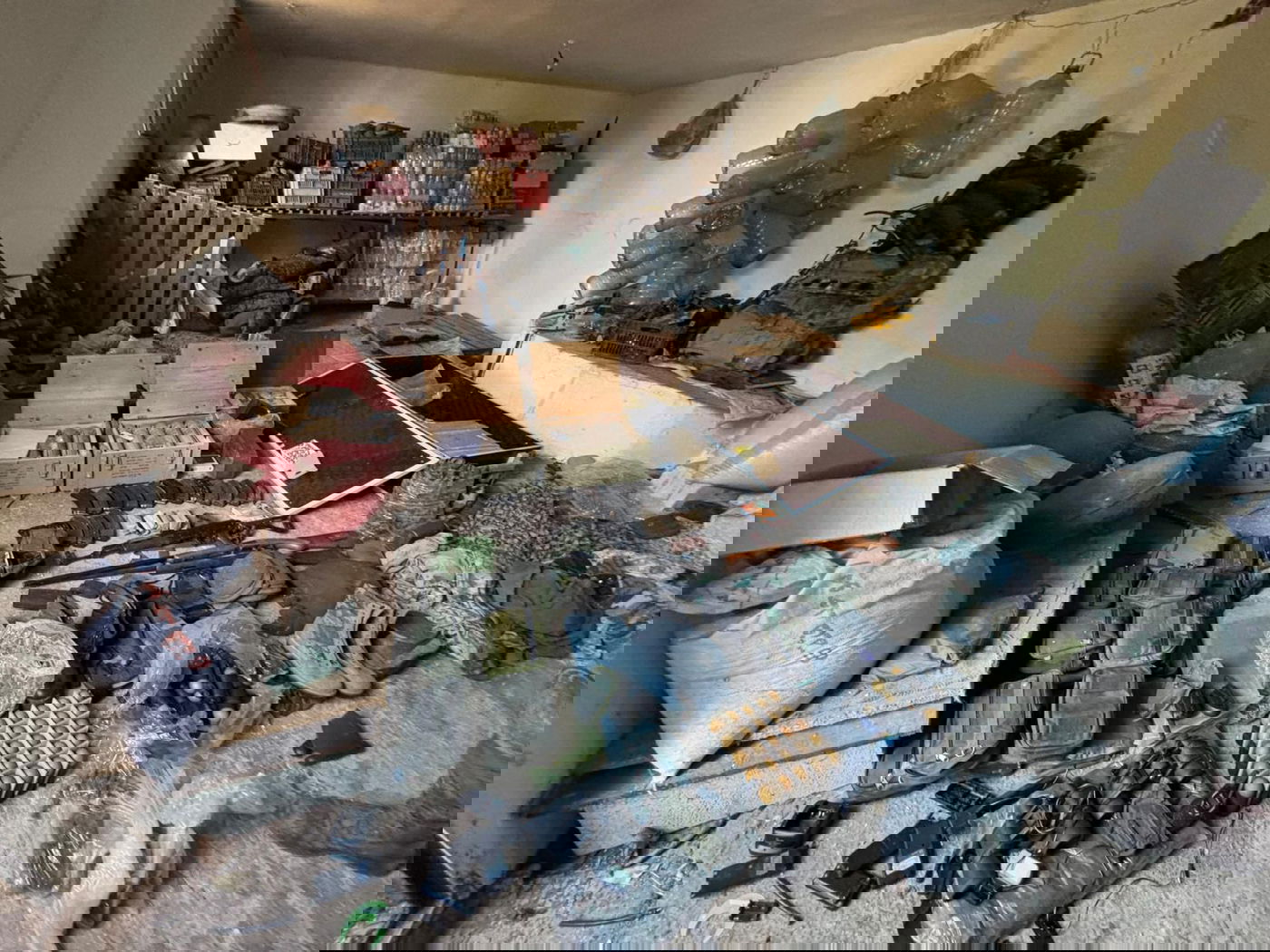 האמל"ח והאופנועים שנתפסו