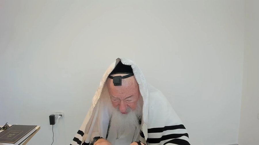הרב יעקב דוד סטפנסקי בשיעור על מסכת פסחים