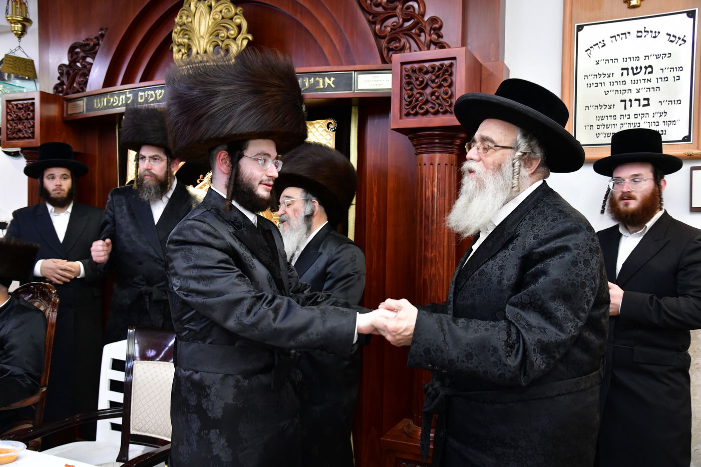 שמחת השבע ברכות בחצרות 'מאור החיים' - פיטסבורג 