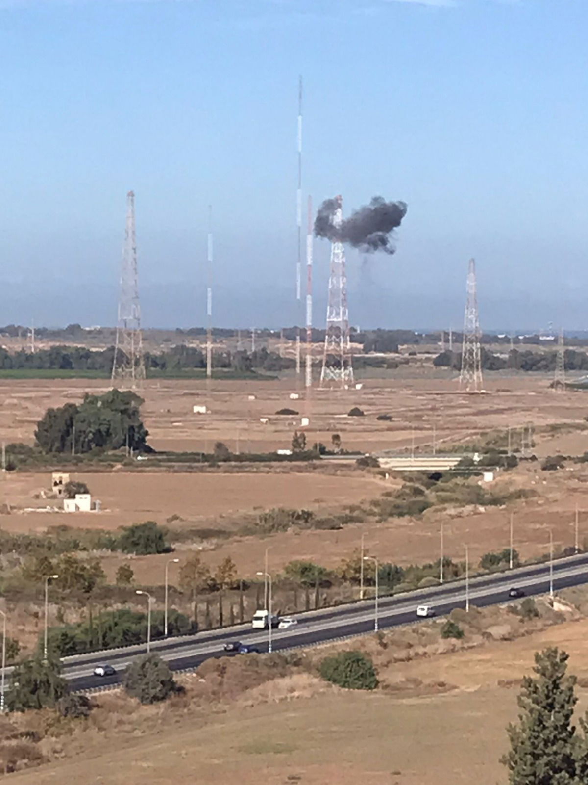 זירת הנפילה מחוץ ליבנה