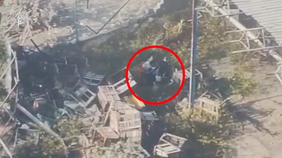 מחבלי חמאס נצפים נכנסים לפיר במרחב ומחוסלים בבית לאהיא