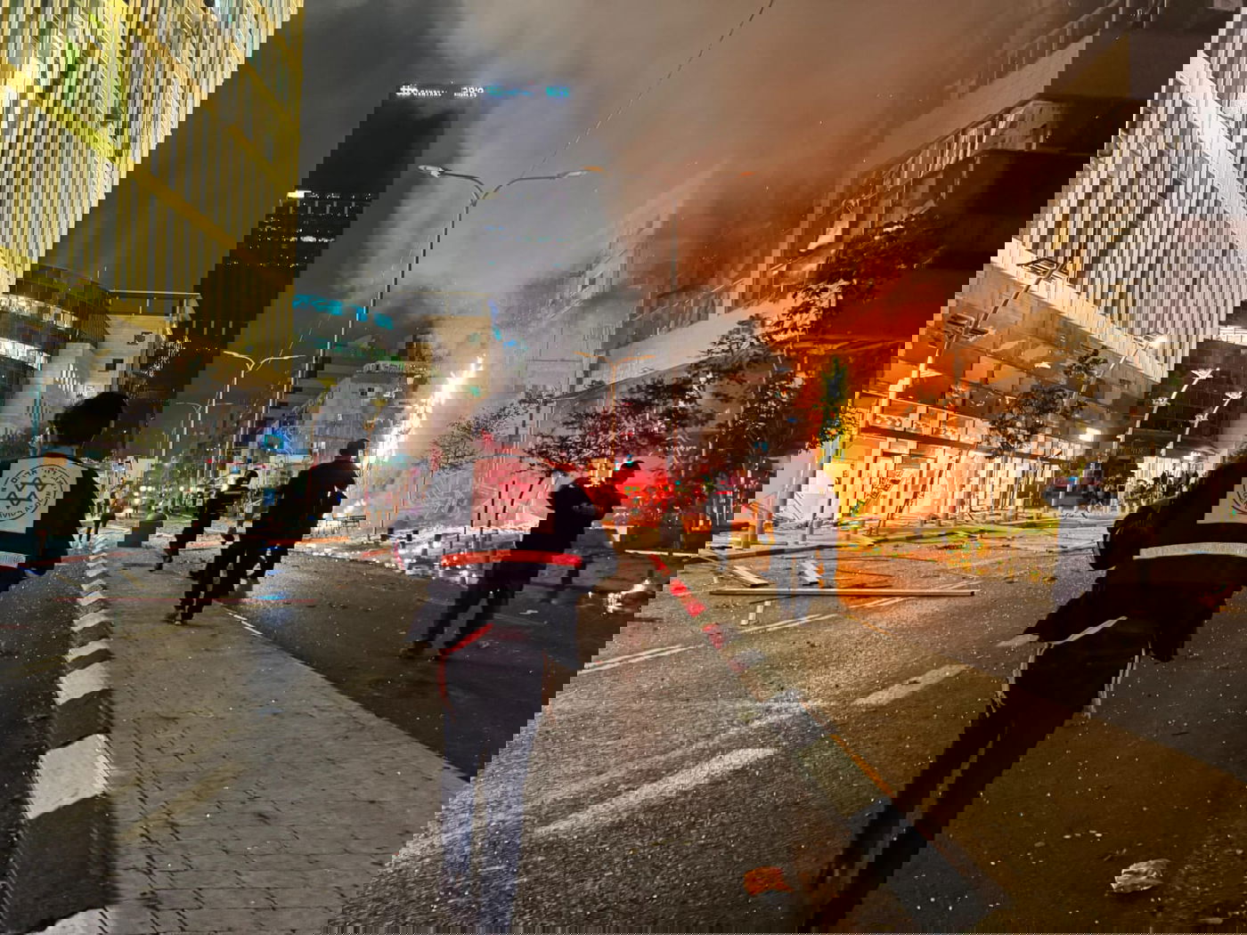 זירת הנפילה ברמת גן