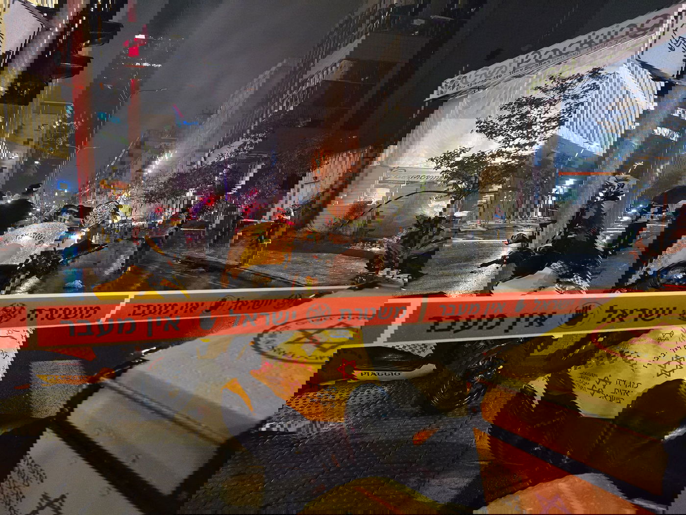 זירת הנפילה ברמת גן