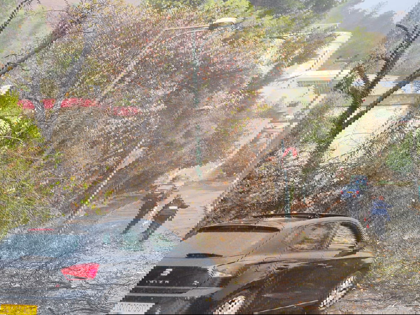 זירת הפגיעה הישירה בקריית שמונה