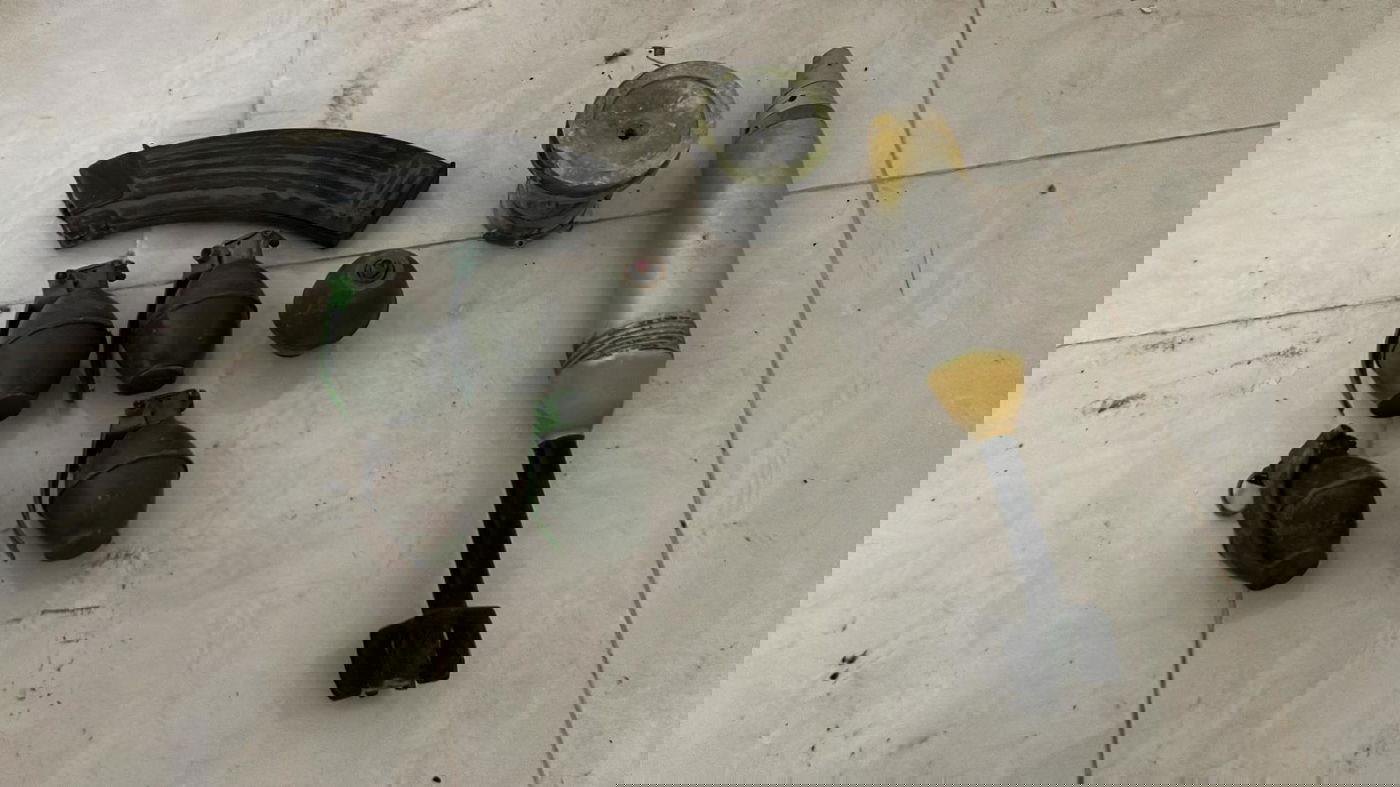 אמצעי לחימה שאותרו והוחרמו