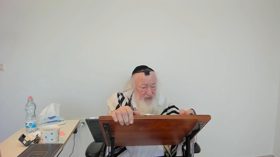 הרב יעקב דוד סטפנסקי בשיעור על מסכת פסחים