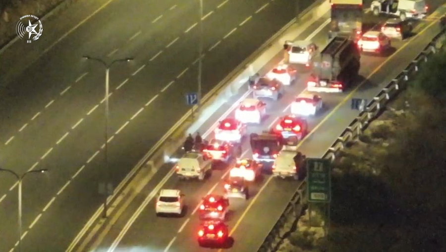 תיעוד מרגעי מעצר אחד החשודים