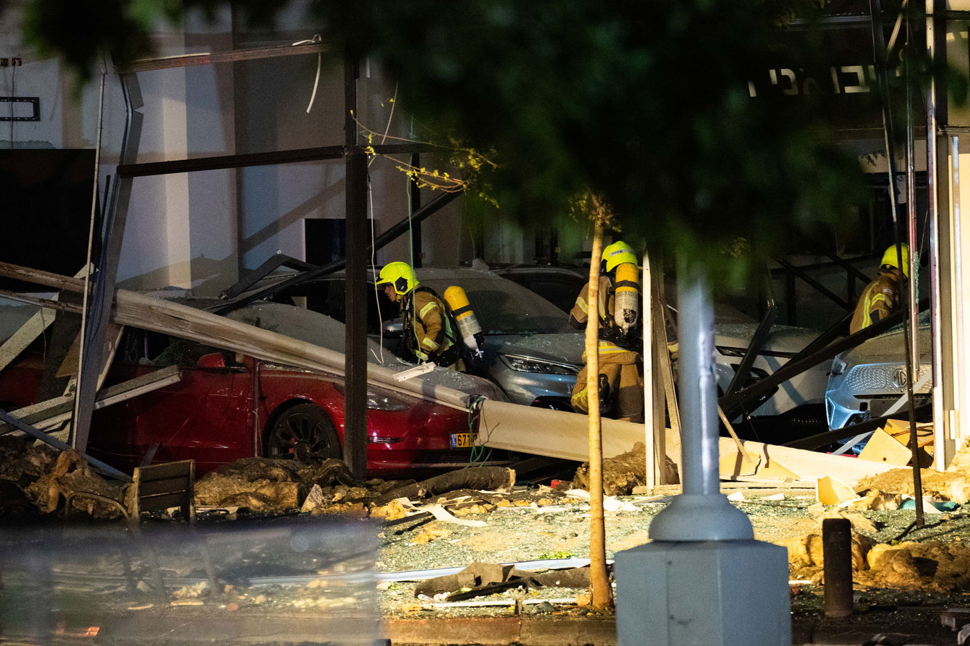 זירת הנפילה ברמת גן