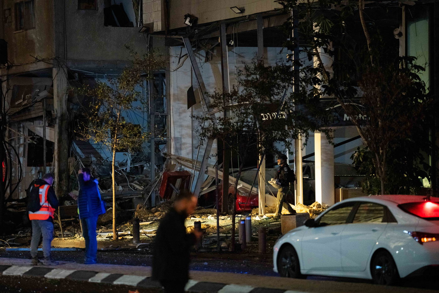 זירת הנפילה ברמת גן