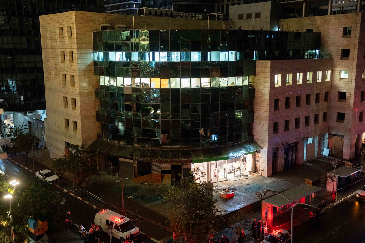 זירת הנפילה ברמת גן