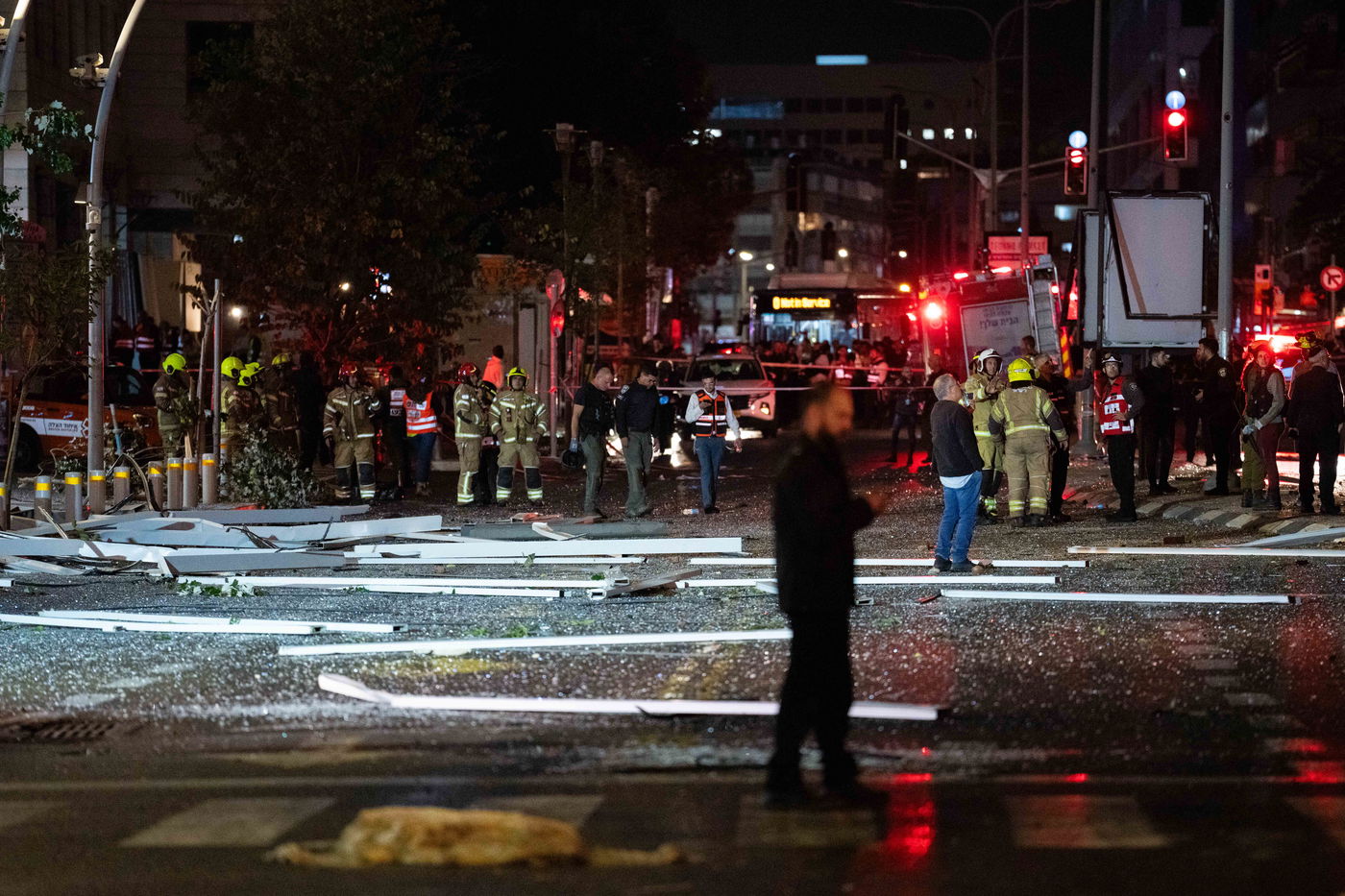 זירת הנפילה ברמת גן