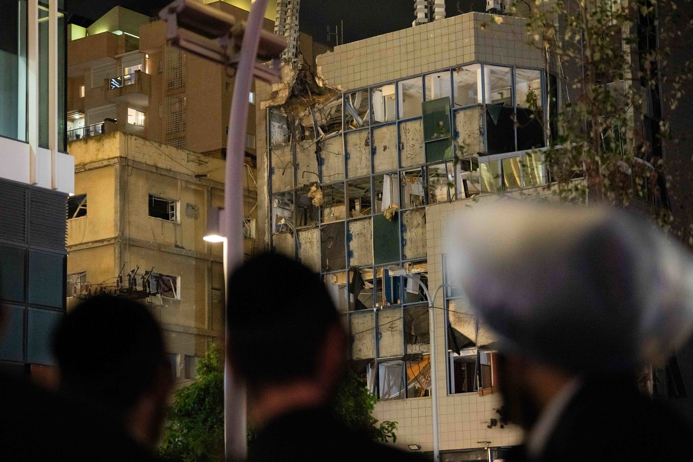 זירת הנפילה ברמת גן