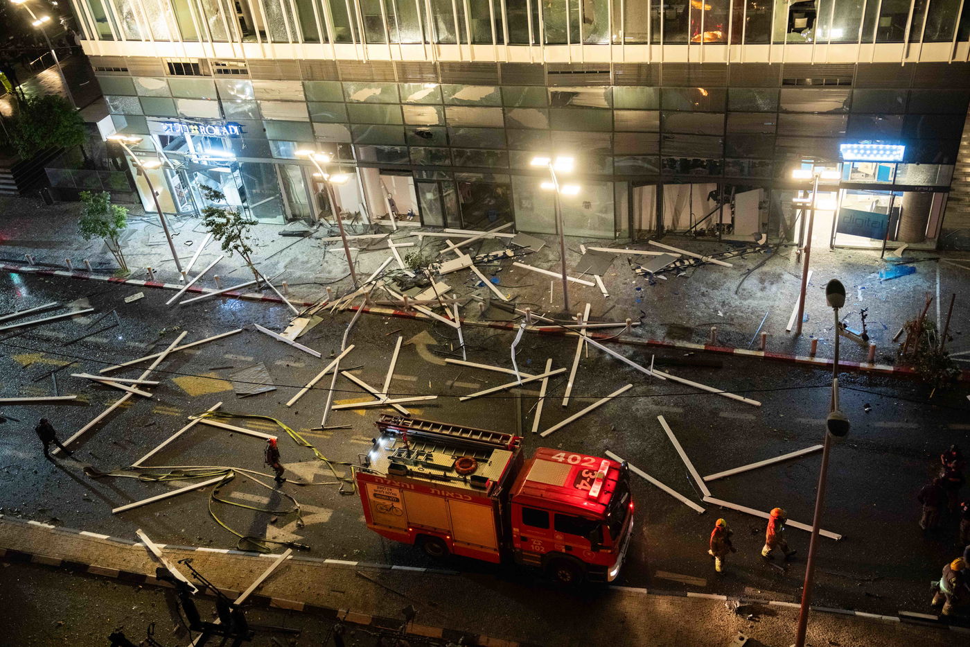 זירת הנפילה ברמת גן