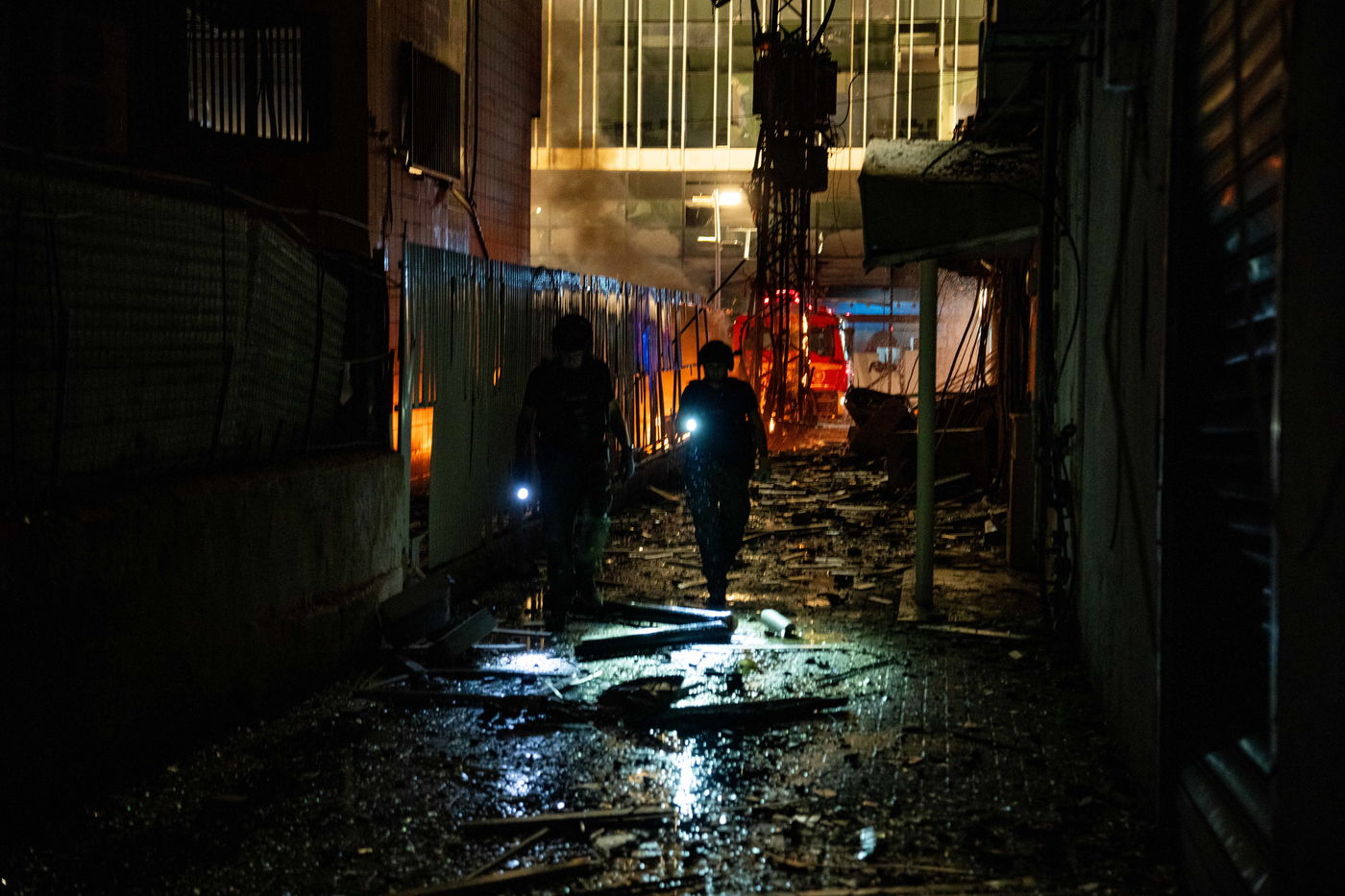 זירת הנפילה ברמת גן