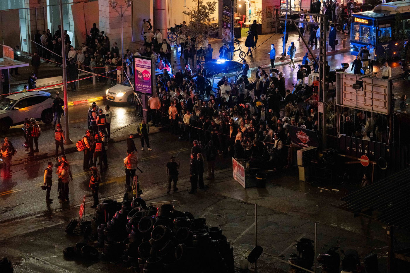 זירת הנפילה ברמת גן