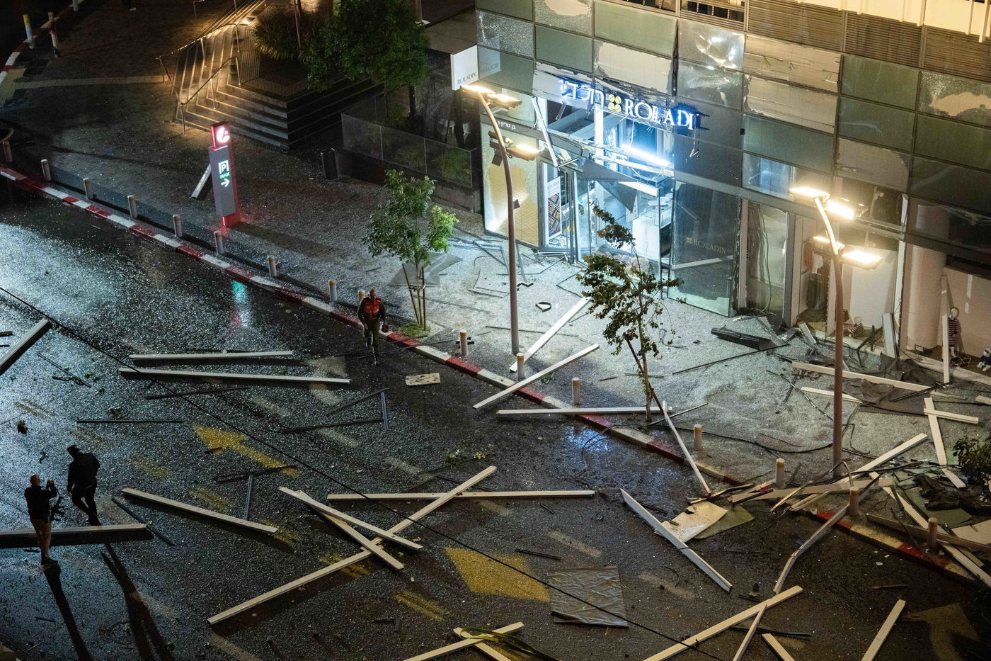 זירת הנפילה ברמת גן