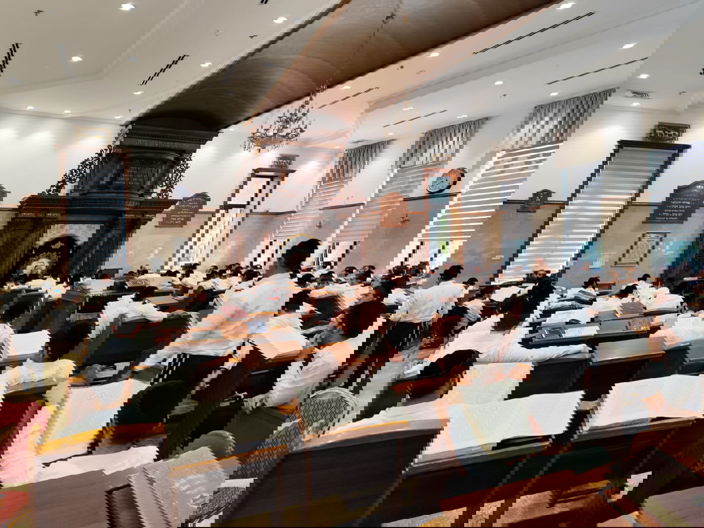 עצרת בישיבת 'לב אליהו'