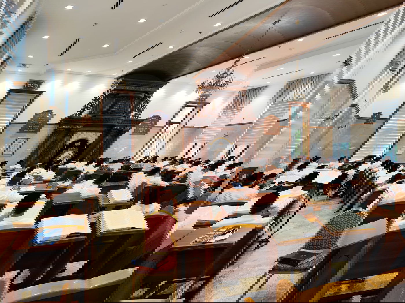 עצרת בישיבת 'לב אליהו'