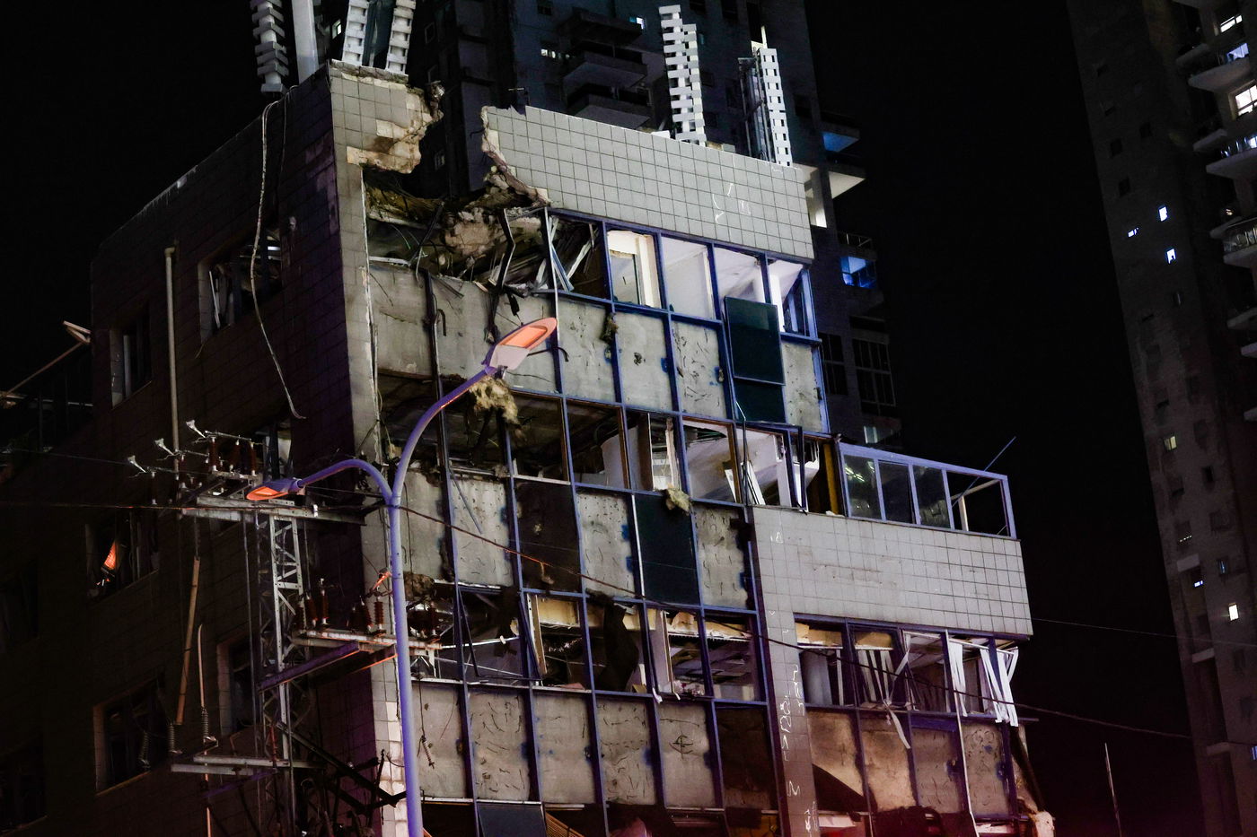 זירת הנפילה ברמת גן