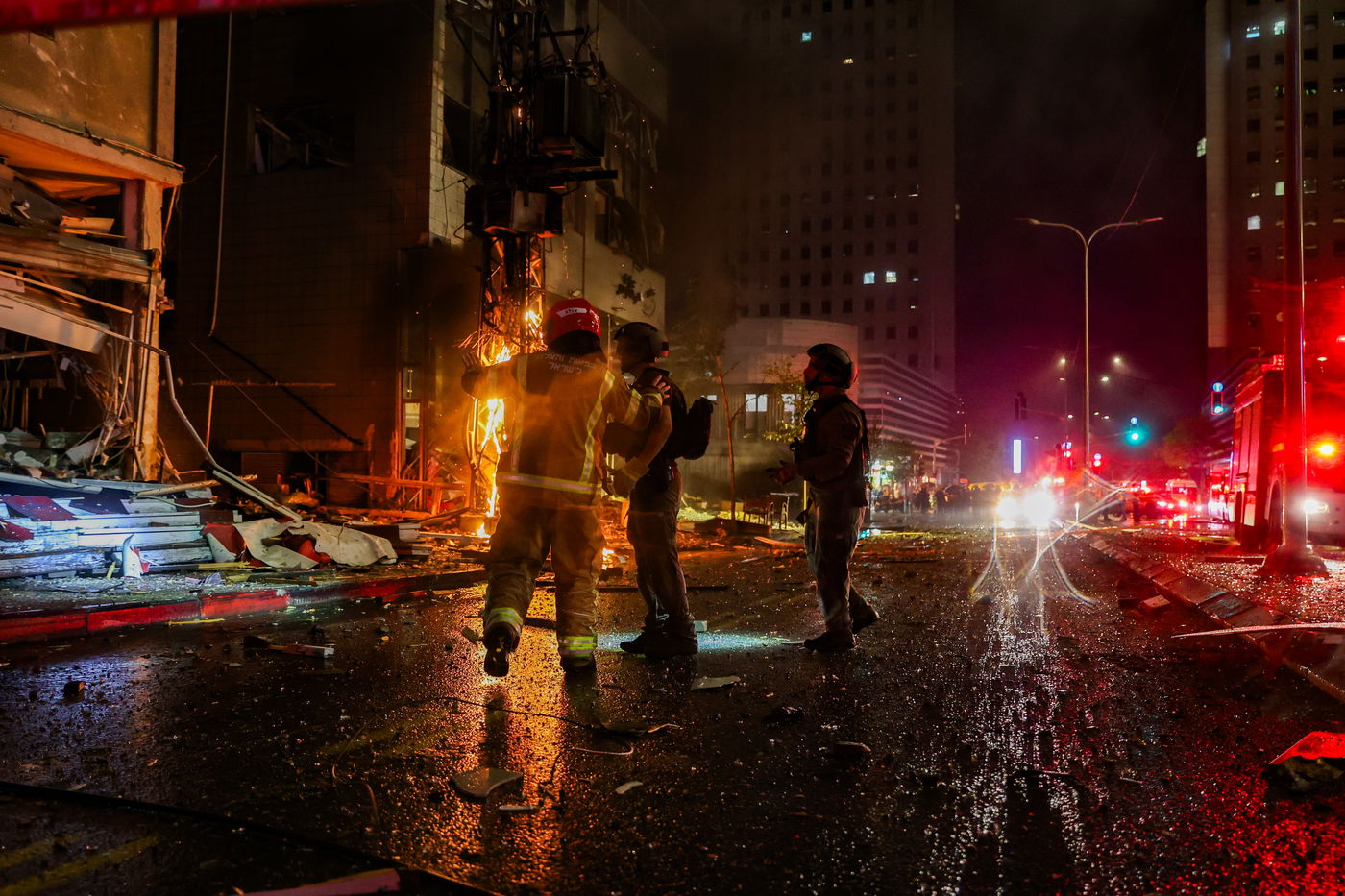 זירת הנפילה ברמת גן