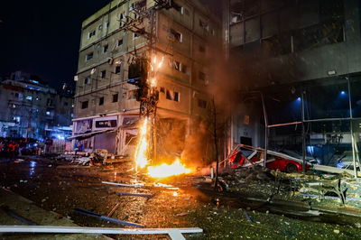 זירת הנפילה ברמת גן