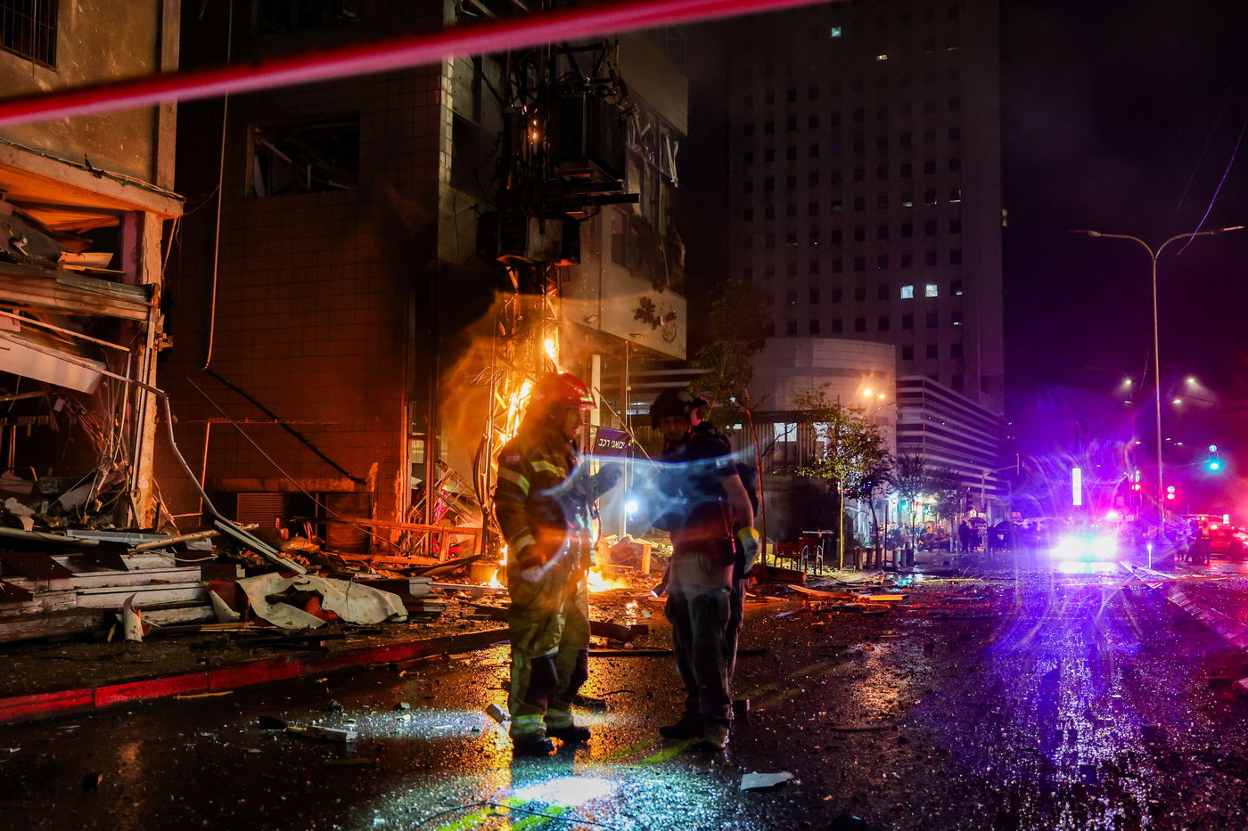 זירת הנפילה ברמת גן