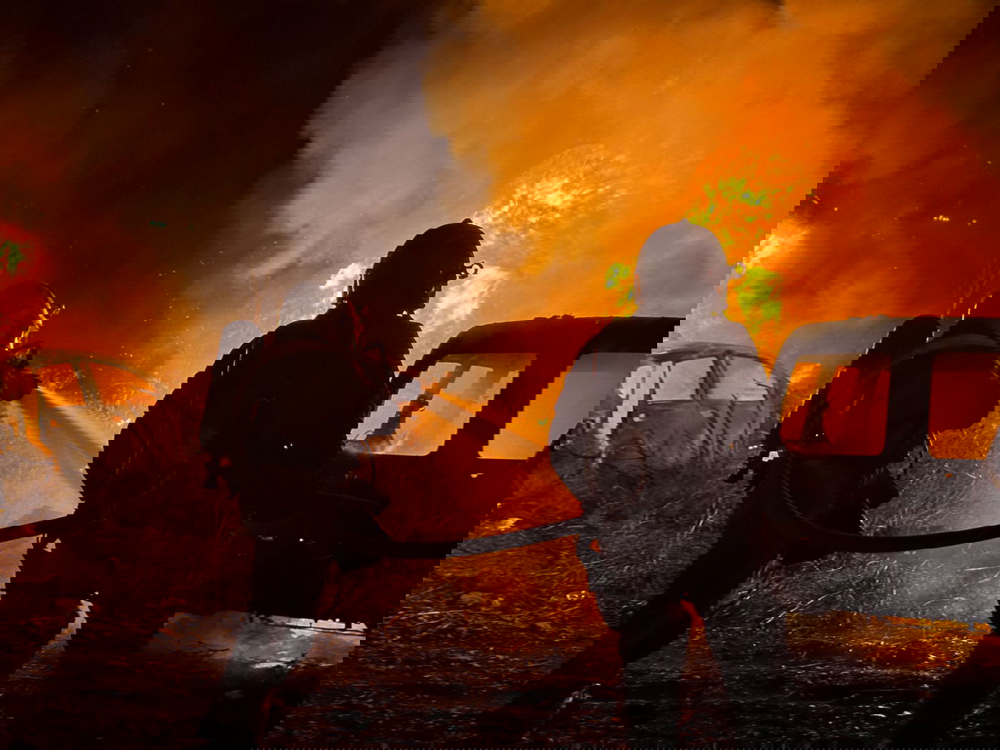 שריפת הרכבים