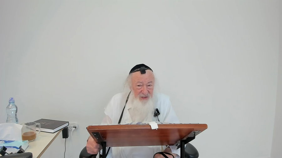 הרב יעקב דוד סטפנסקי בשיעור על מסכת פסחים