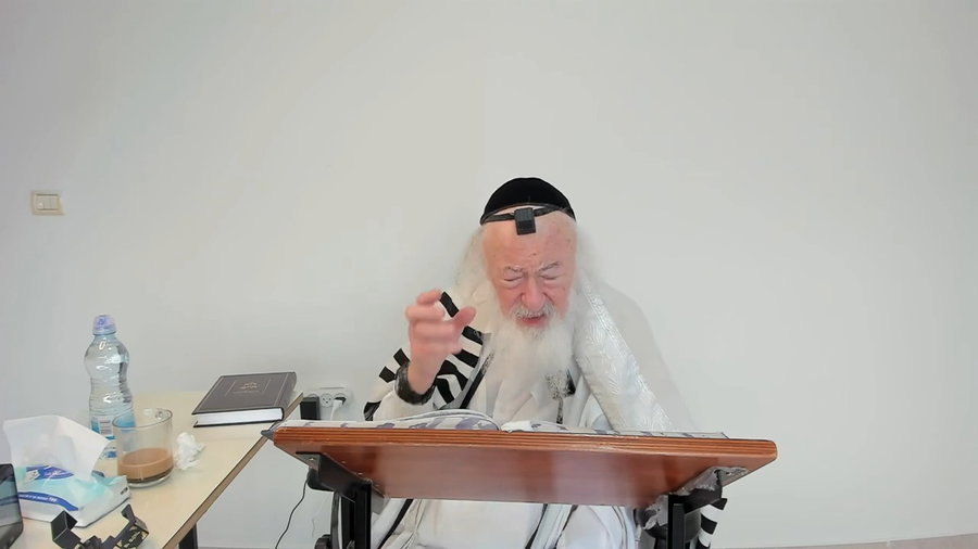 הרב יעקב דוד סטפנסקי בשיעור על מסכת פסחים