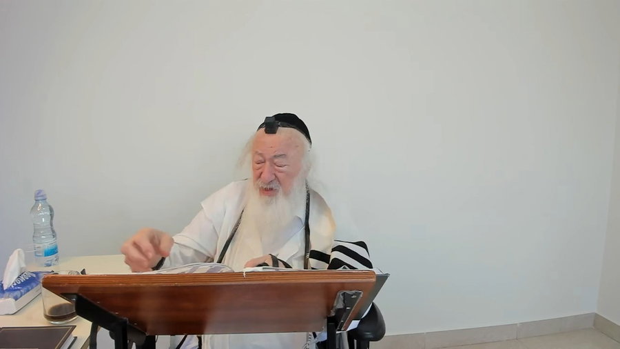 הרב יעקב דוד סטפנסקי בשיעור על מסכת פסחים