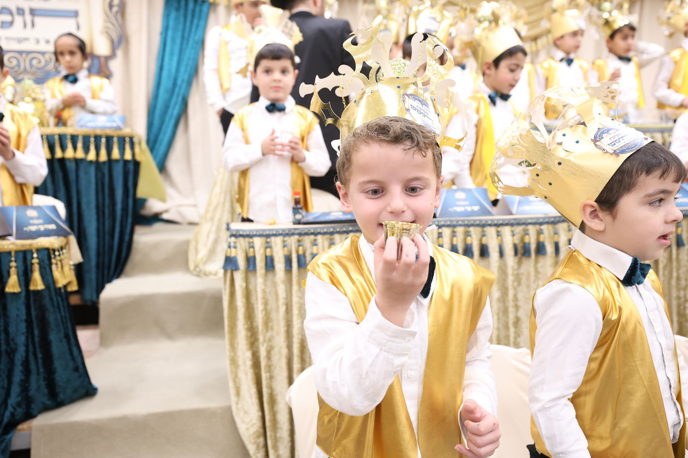 מסיבת חומר בתלמודי התורה 'עטרת חיים', 'הר חומה', 'עטרת שלמה'