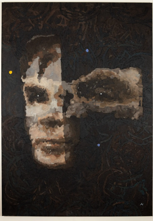 היצירה של איידה שנמכרה ב1.1 מליון דולר. "AI God" - פורטרט מופשט של אלן טיורינג