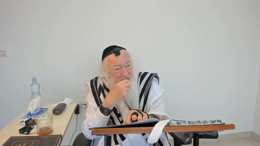 הרב יעקב דוד סטפנסקי בשיעור על מסכת שקלים