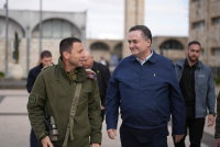 שר הביטחון כ"ץ עם האלוף בלוט