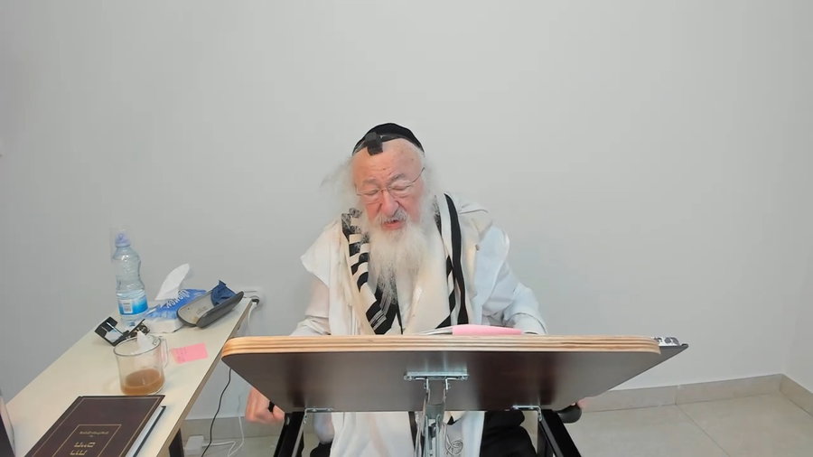 הרב יעקב דוד סטפנסקי בשיעור על מסכת שקלים