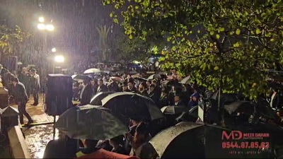 תיעוד מרגש: שירה וגשם בהלווית השליח הרב צבי קוגן הי"ד