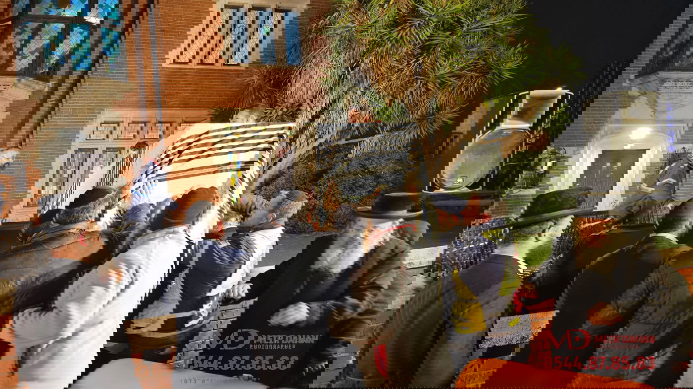 מסע הלווית הקדוש הרב צבי קוגן הי"ד