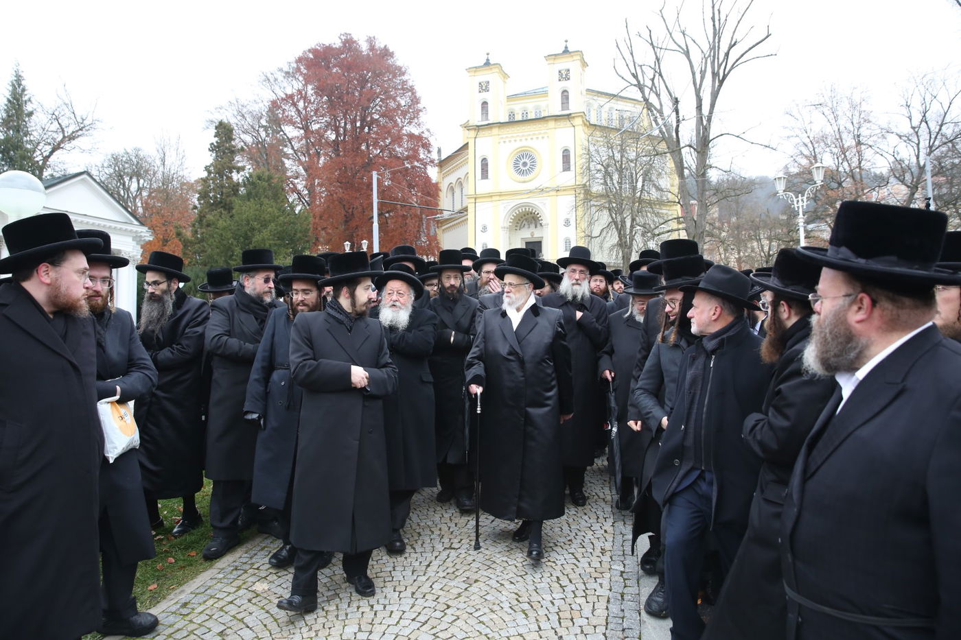 האדמו"ר מסערט ויז'ניץ במארינבארד 