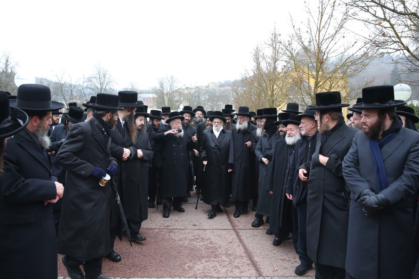 האדמו"ר מסערט ויז'ניץ במארינבארד 