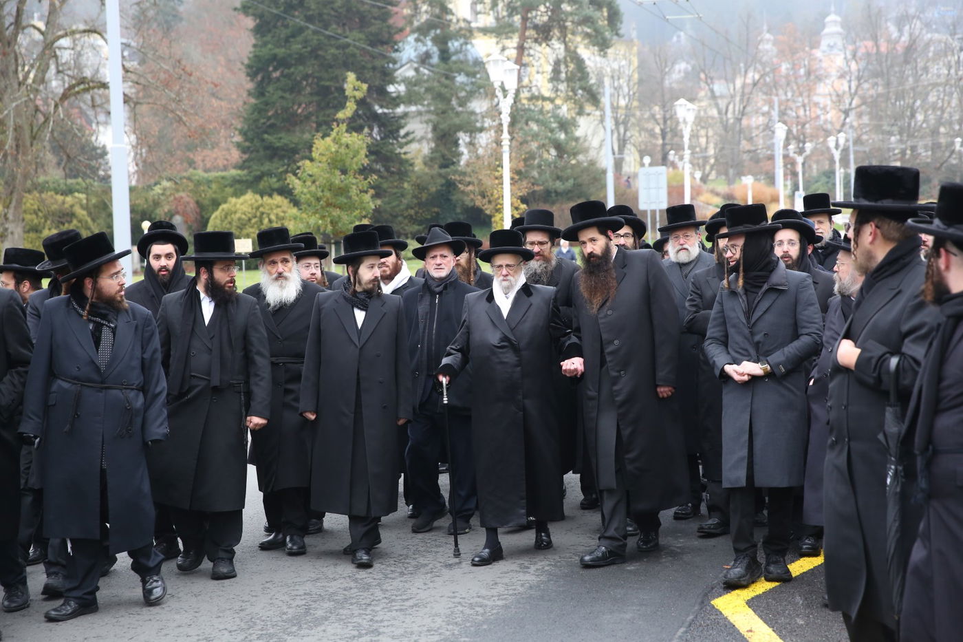 האדמו"ר מסערט ויז'ניץ במארינבארד 