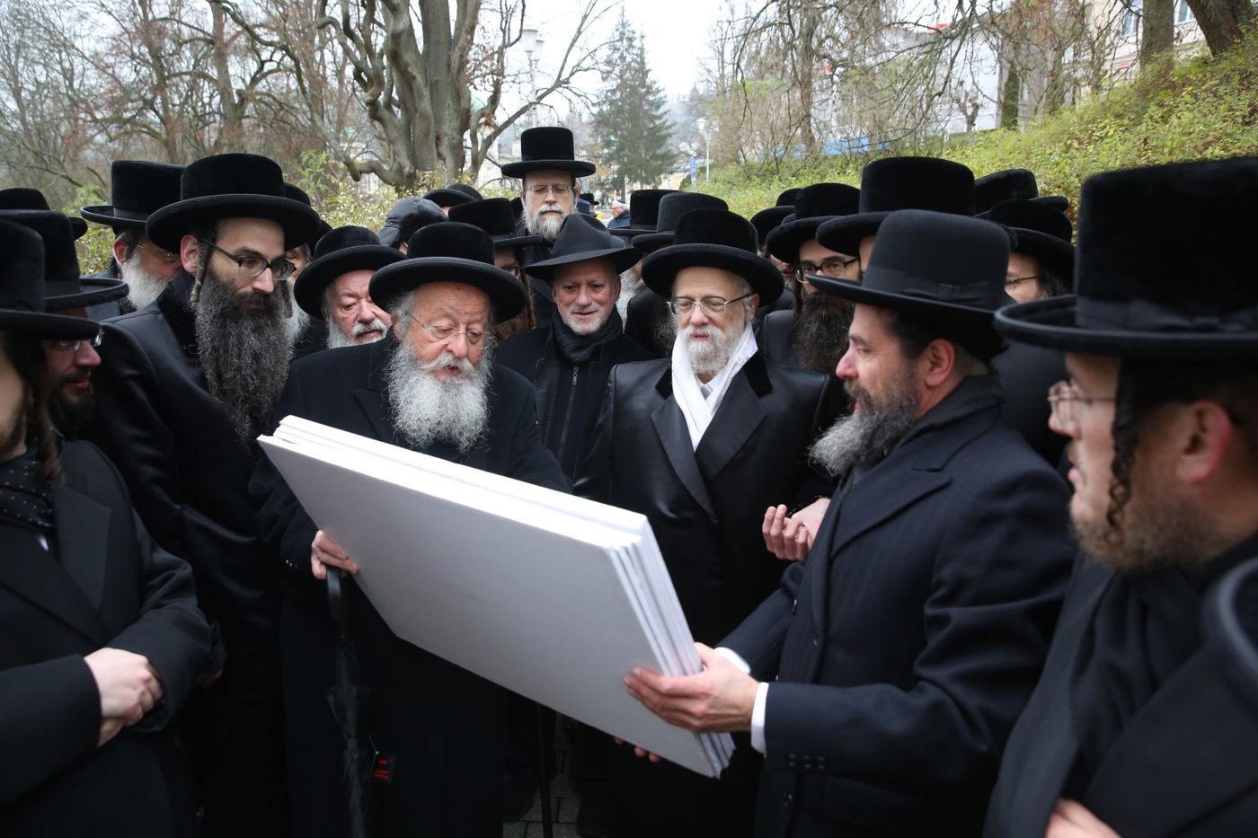 האדמו"ר מסערט ויז'ניץ במארינבארד 