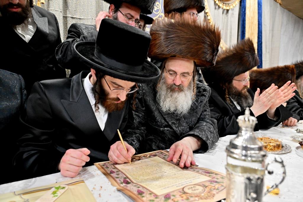 שמחת אירוסי בן האדמו"ר מזוטשקא אמסנא