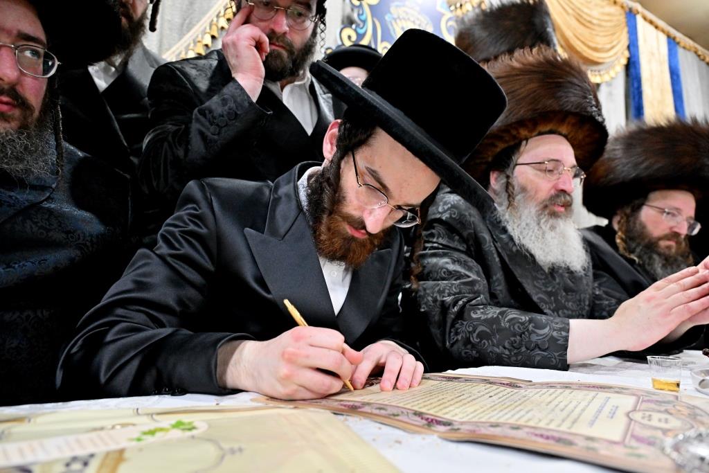 שמחת אירוסי בן האדמו"ר מזוטשקא אמסנא