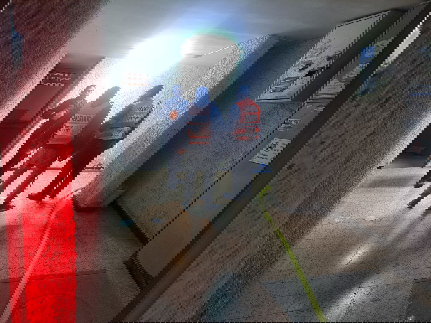 זירת השריפה, הלילה