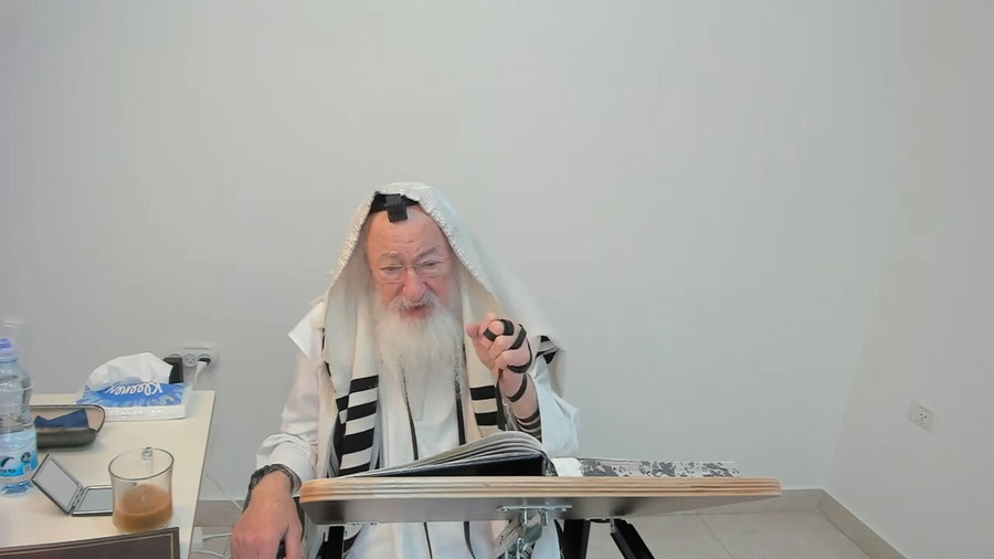 הרב יעקב דוד סטפנסקי בשיעור על מסכת יומא
