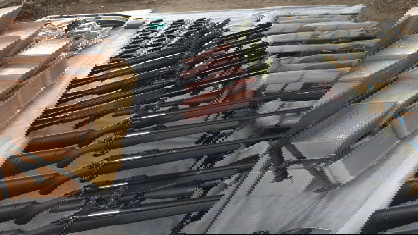 תיעוד האמל"ח האיראני שנתפס