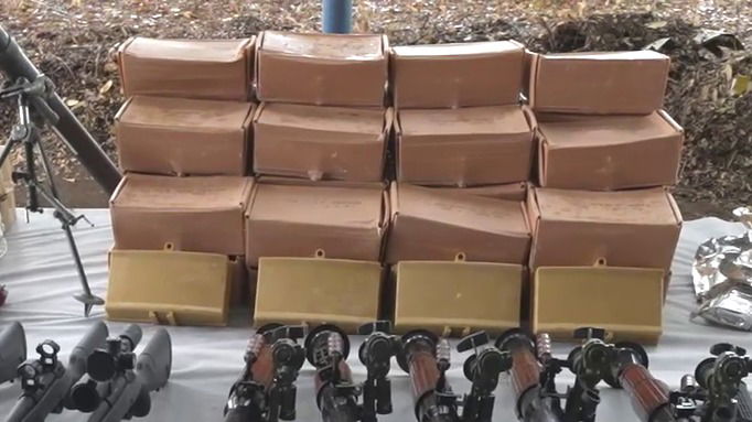 תיעוד האמל"ח האיראני שנתפס