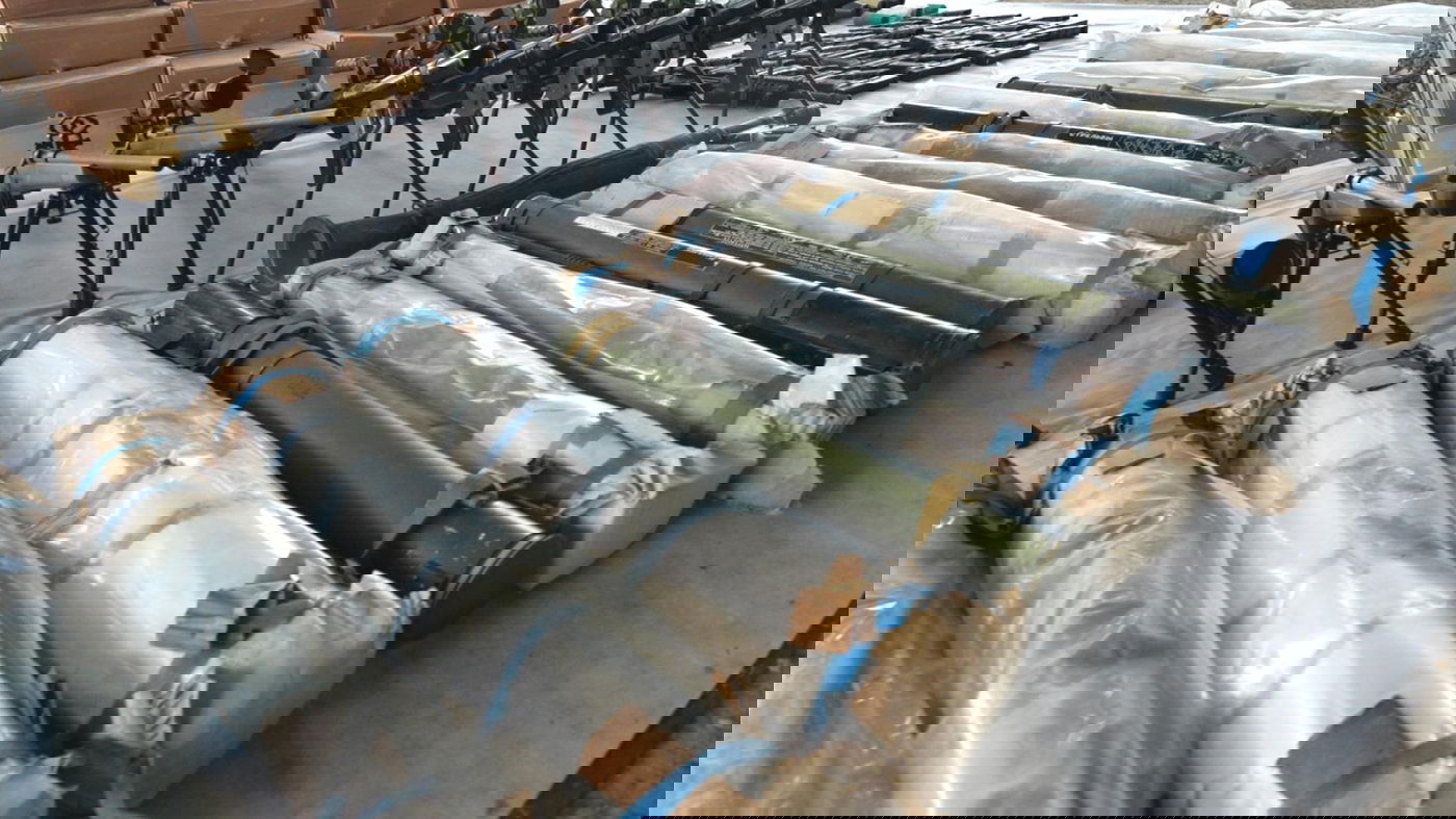 תיעוד האמל"ח האיראני שנתפס