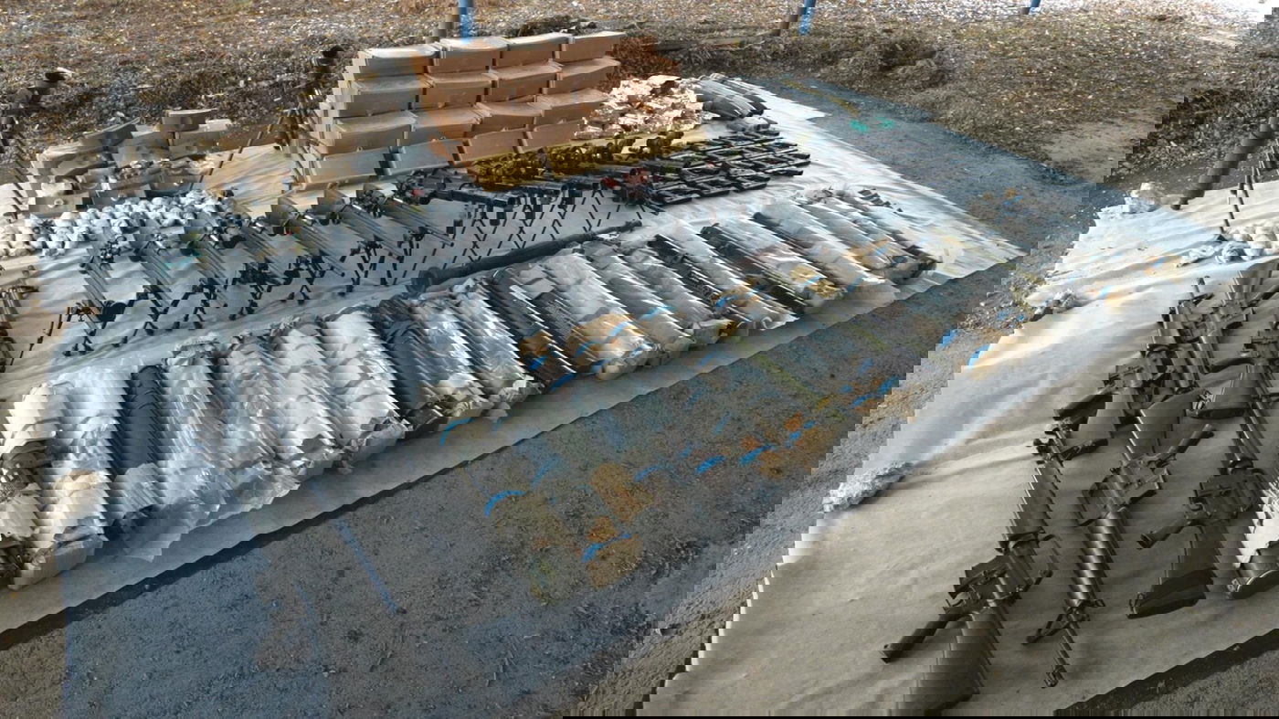 תיעוד האמל"ח האיראני שנתפס